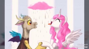 Клип май Литл пони : Дискорд и Селестия.  "Когда мы были молодыми"