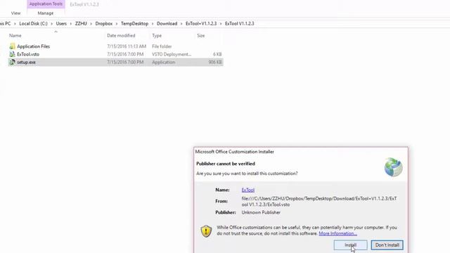 ExTool Setup смотреть онлайн