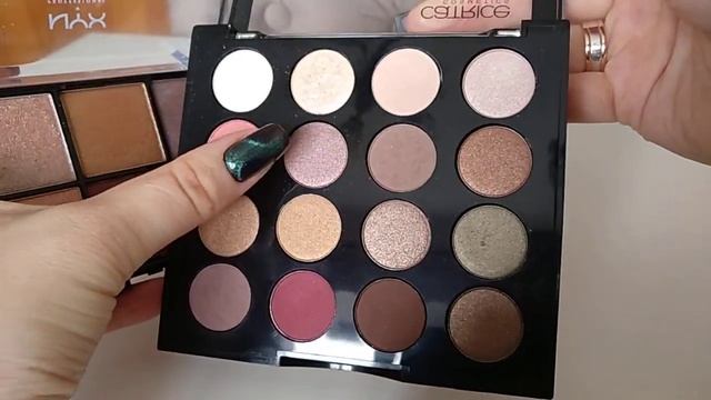 CATRICE Vs NYX. CATRICE Artist заменила мне две палетки от NYX (Cosmic Metals & Lid Lingerie)