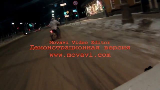 дрифт на скутере зимой Пермь