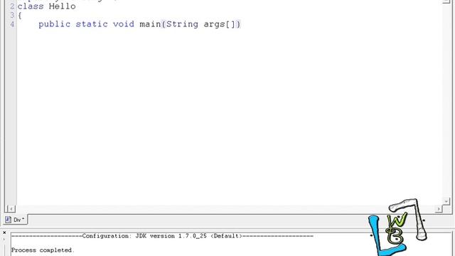 1 How to print HELLO WORLD in java смотреть онлайн