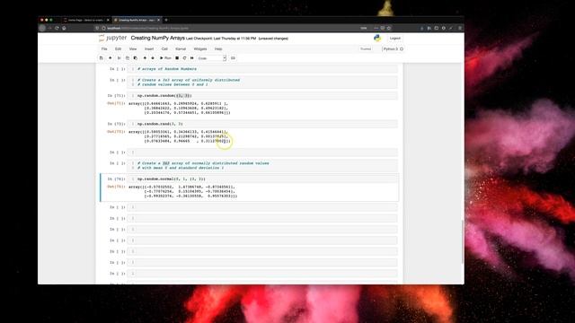 NumPy - #5 - Creating Arrays Of Random Numbers смотреть онлайн