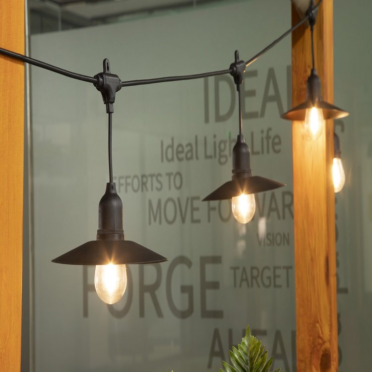 2022 Where To Find Best Wendadeco  S14 Vintage Festoon Lights With Plastic Shade Manufacturer?