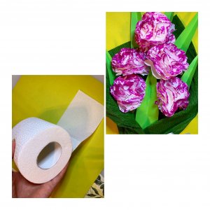 Нежные цветы из туалетной бумаги: такие вы точно не делали