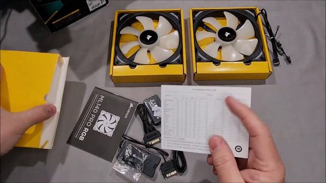 CORSAIR AIR SÉRIES ML140 PRO LED RGB TWIN PACK LIGHTING NODE PRO смотреть онлайн