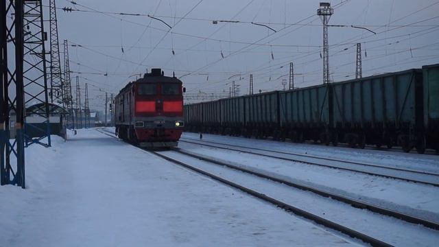 Тепловоз 2ТЭ10М-3074. Резервом.