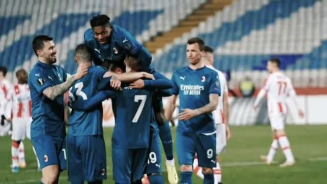 Hasil liga UEFA :Red Star Vs Milan: Gol Menit Akhir Paksa Rossoneri Imbang 2-2 смотреть онлайн