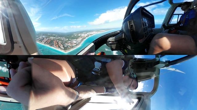 360 Прогулка на вертолете в Доминикане - Пунта кана/Helicopter Walk Punta Cana Ч2