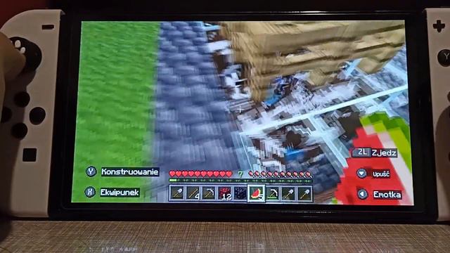 Minecraft - Nintendo Switch OLED Unboxing & Gameplay PL