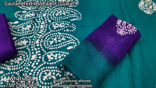 PURE COTTON WAX BATIK 2 IN 1 SUITS | PURE COTTON BATIK DRESS MATERIALS | COTTON CHURIDAR MATERIALS смотреть онлайн