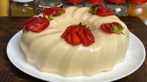 Десерт без духовки, муки и яиц. Панна котта из РЯЖЕНКИ, цыганка готовит.