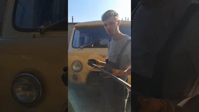Решётка радиатора своими руками!✊️ #uaz #workshop смотреть онлайн