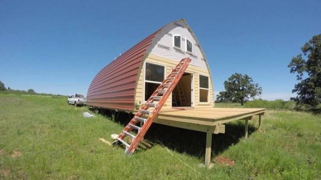 Build An Affordable Arched Tiny Home смотреть онлайн
