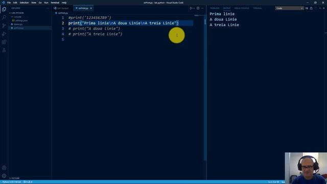 Tutorial Python| Tipul Sir si functia Print смотреть онлайн