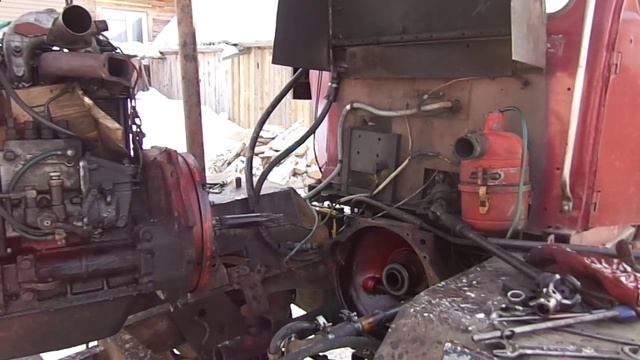 самодельный трактор ремонт смотреть онлайн