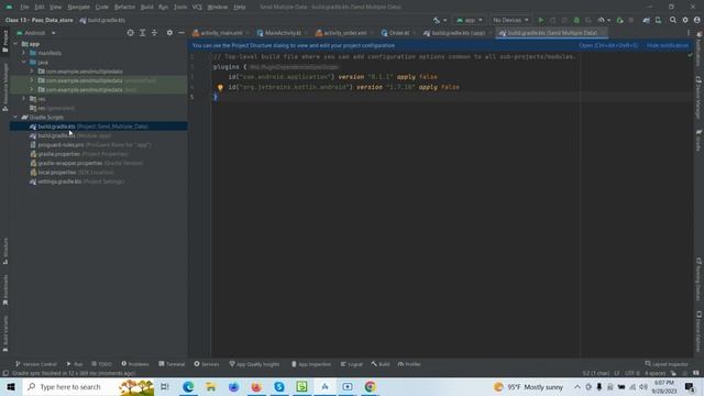 Send Multiple Data From One Activity to Another in Android using Kotlin смотреть онлайн