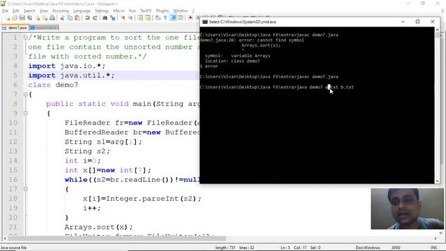Lec 39 Java program of File Input Output continue смотреть онлайн