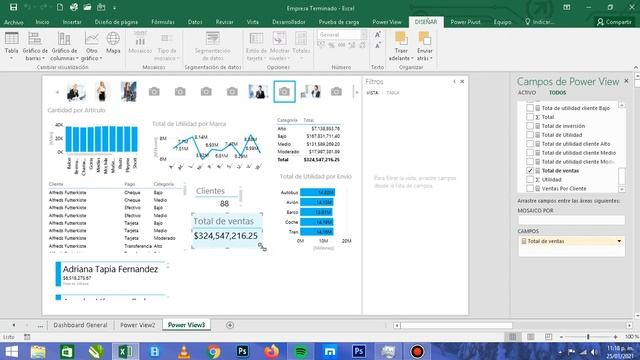 Creación de Informes con Power View paso 92 al 111 *FINAL*... смотреть онлайн