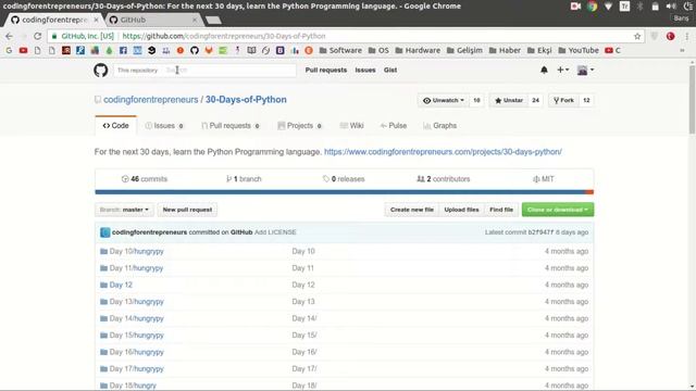 Git Dersleri - 20 - GitHub Watch, Star ve Fork смотреть онлайн