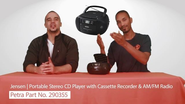 Jensen CD-545 Portable Stereo CD Player with Cassette Recorder & AM/FM Radio смотреть онлайн