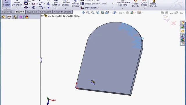 31 SOLIDWORKS tutorial sketch ( Sketch Text ) смотреть онлайн