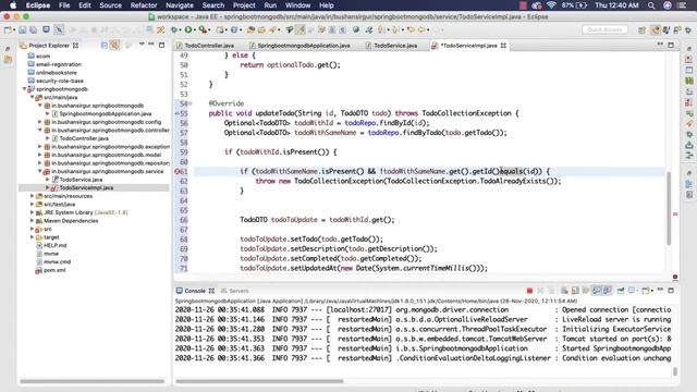 Spring boot and MongoDB - Refactor updating the document 14 смотреть онлайн