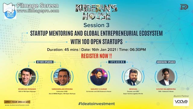 Kuberan's House Webinar 3- Startup mentoring and Global Entrepreneurial Ecosystem смотреть онлайн