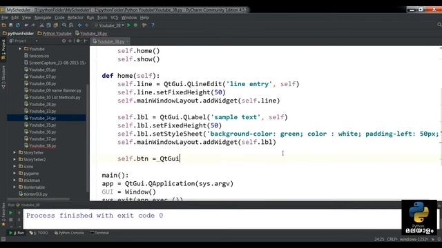Python Malayalam 38 QLabel and QLineEdit смотреть онлайн