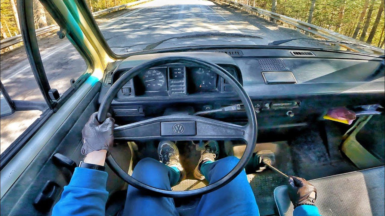 1989 Volkswagen Transporter (T3) 1.6 MT - ТЕСТ-ДРАЙВ ОТ ПЕРВОГО ЛИЦА смотреть онлайн
