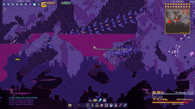 Devourer of Gods Vs Adult Eidolon Wyrm ll Smash Bros Mod Calamity Mod 1.5 Infernum Mode Rematch смотреть онлайн