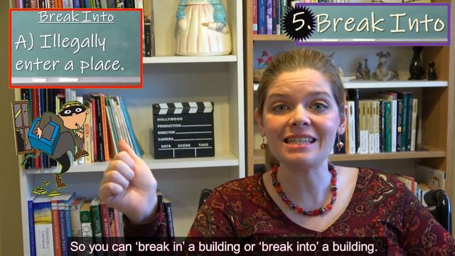 Break Phrasal Verbs : Break up, Break out, Break away, Break in, Break into, Break off, Break down смотреть онлайн