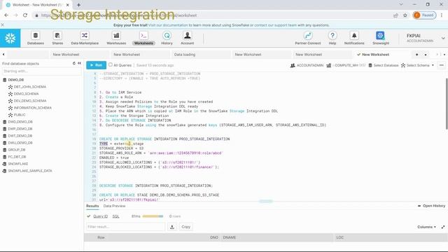 Snowflake Online Training: Storage Integration | +91 7396553033 (India) | +1 614 558 5570 (USA) смотреть онлайн