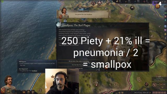 How I got Smallpox // Crusader Kings III Funny Moments смотреть онлайн