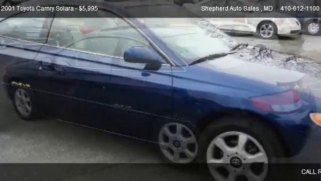 2001 Toyota Camry Solara SLE Coupe - for sale in Joppa, MD 21085 смотреть онлайн