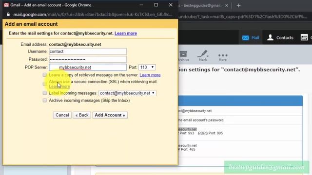 How to Create a Business Email in cpanel and use it with Gmail to send/receive emails смотреть онлайн