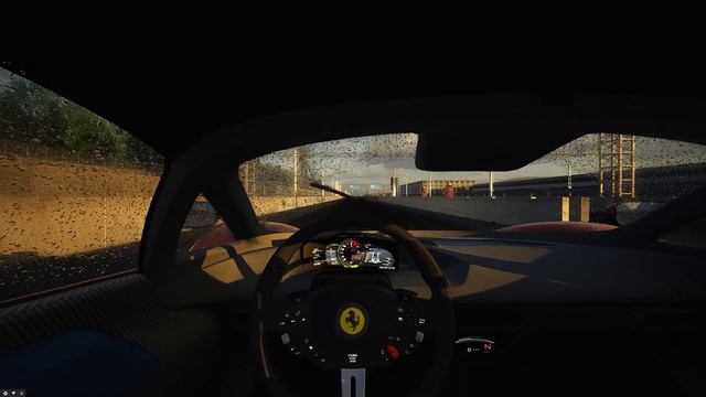 Ferrari Daytona SP3 Rosso Corsa Italy Drag 2000m смотреть онлайн
