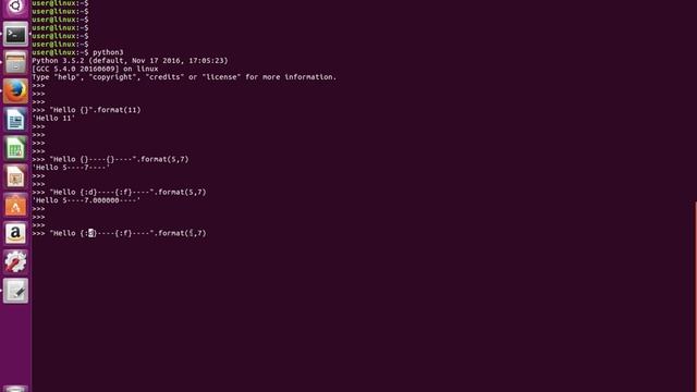Python 3 string formatting with str.format смотреть онлайн