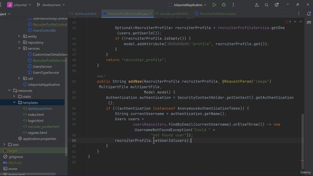 3. Add Support for File Upload of Recruiter Profile Image - Part 1 (5. Recruiter Profile) смотреть онлайн