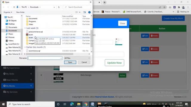 Full Dynamic Portfolio Website With Control Panel смотреть онлайн