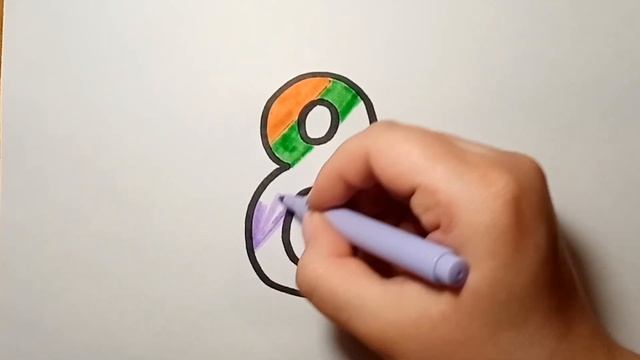 Как нарисовать цифры и раскрасить их. Учим цифры от 0 до 9. Рисовать цифры. Рисунок. Цифра 8 смотреть онлайн