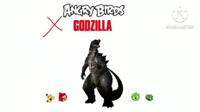 angry birds X Godzilla trailer смотреть онлайн