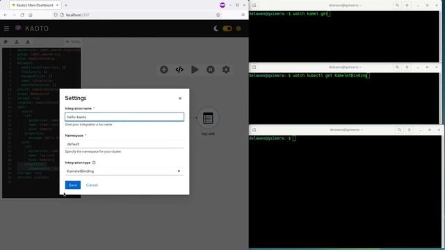Hello world with Kaoto смотреть онлайн