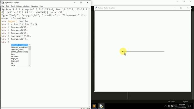pyTurtle 2 | Basic movements in turtle | Python | #pyGuru смотреть онлайн