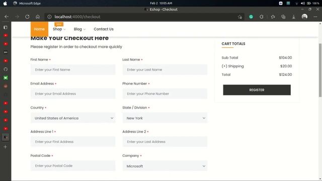 eCommerce Website | Part 26 | Inserting the data in MongoDB database смотреть онлайн