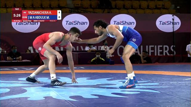 1/4 FS - 65 kg: A. YAZDANICHERA (IRI) v. M. J M A ABDULK (KUW) смотреть онлайн