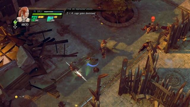 Sacred 3 Gameplay Walkthrough Part 1 (PS3/Xbox 360/PC) Review Let's Play Playthrough смотреть онлайн