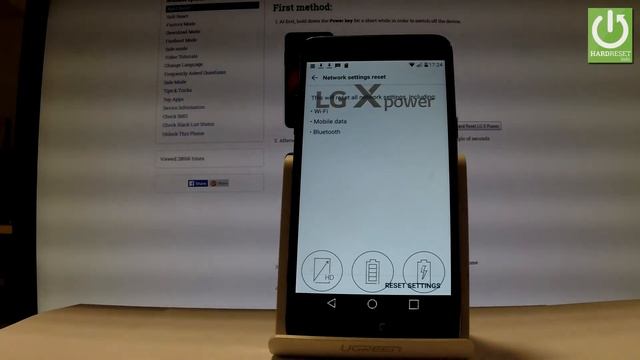 LG X Power Reset Network Settings / Restore Network смотреть онлайн