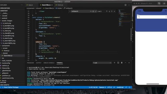 Searchbar in react-native | Custom Searchbar смотреть онлайн