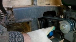 Мотороллер Муравей. Механизм натяжения ремней.