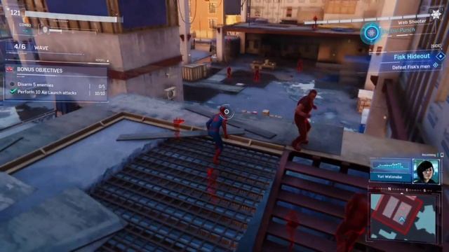 spider-man game Disarm 5 enemies Perform 10 Air Launch attacks spideman Base Token Fisk Hideout смотреть онлайн